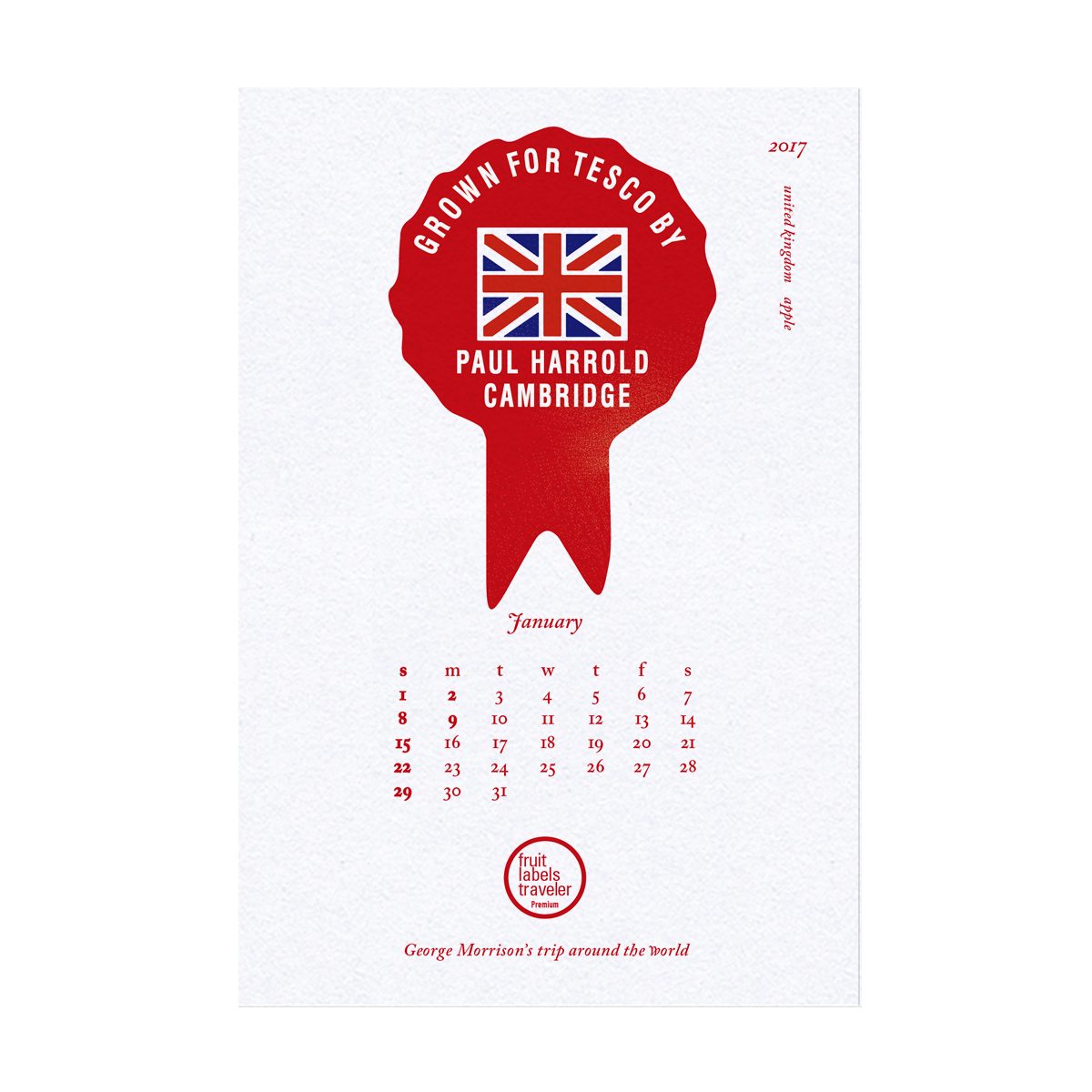 1 JANUARY_ United Kingdom / apple ｜ George Morrison’s Trip Around the World