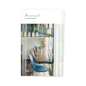 ハンモックカフェ｜パンフレット｜外五つ折｜グラフィックデザイン ブランドデザイン