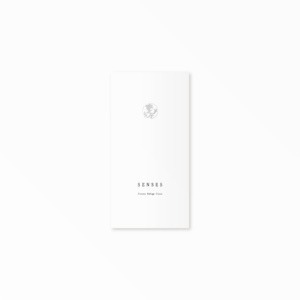 オフィシャル パンフレット（表紙）｜コーポレートロゴ（CI） ベーシックアプリケーション デザイン｜SENSES Flower｜フラワーデザイン フラワーアトリエ・ショップ ｜アートディレクション デザイン｜東京都世田谷区桜新町・用賀