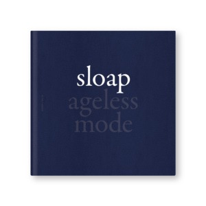 カバー｜写真集 sloap〈ageless mode〉｜SLOAP BOOKS｜装幀 ブックデザイン ディレクション｜ファブリック装｜服飾 ファッション アパレルブランド メイカー ｜神奈川県葉山町