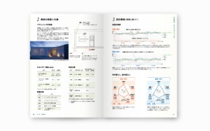 サステナブル建築物等先導事業 気候風土適応型住宅事例集 2024版｜一般社団法人環境共生住宅推進協議会｜国土交通省 支援事業｜アートディレクション グラフィックデザイン 編集 エディトリアルデザイン ブックデザイン｜東京都新宿区｜本文 106-107頁「風と生きる 花ブロックの家 / 沖縄県沖縄市」