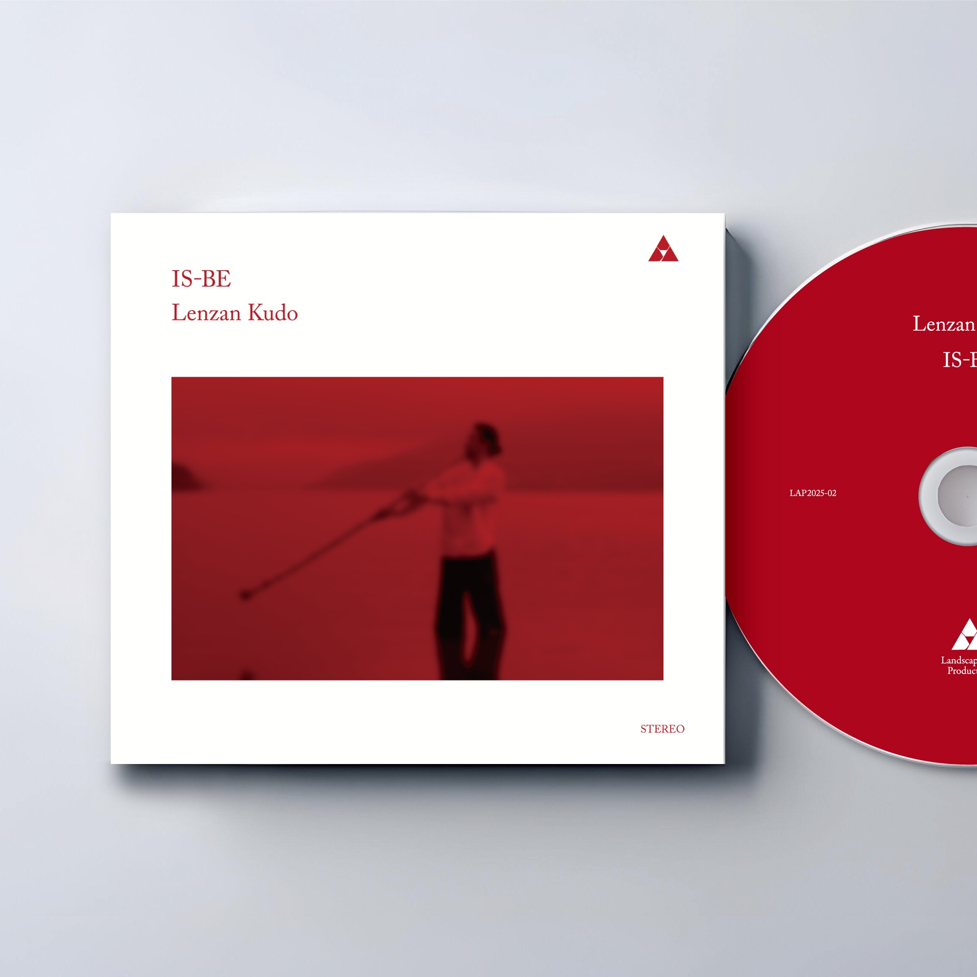 Lenzan Kudo 工藤 煉山｜ "IS-BE" ｜1CDアルバム パッケージ デザイン アートディレクション｜Landscape Art Production｜LAP2025-02｜神奈川県足柄下郡箱根町