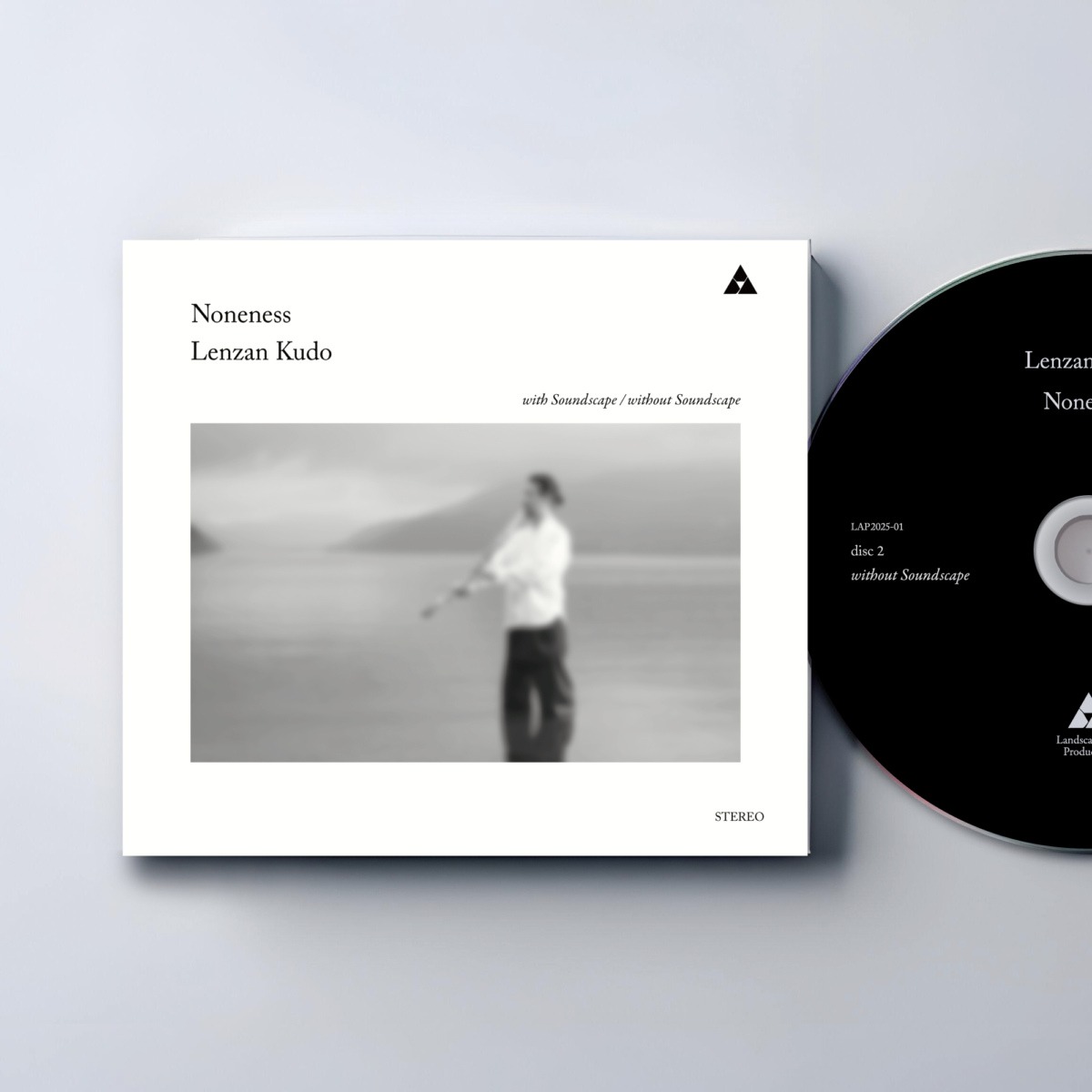 Lenzan Kudo 工藤煉山｜「Noneness」｜2CDアルバム パッッケージ デザイン アートディレクション｜Landscape art production｜神奈川県足柄下郡箱根町